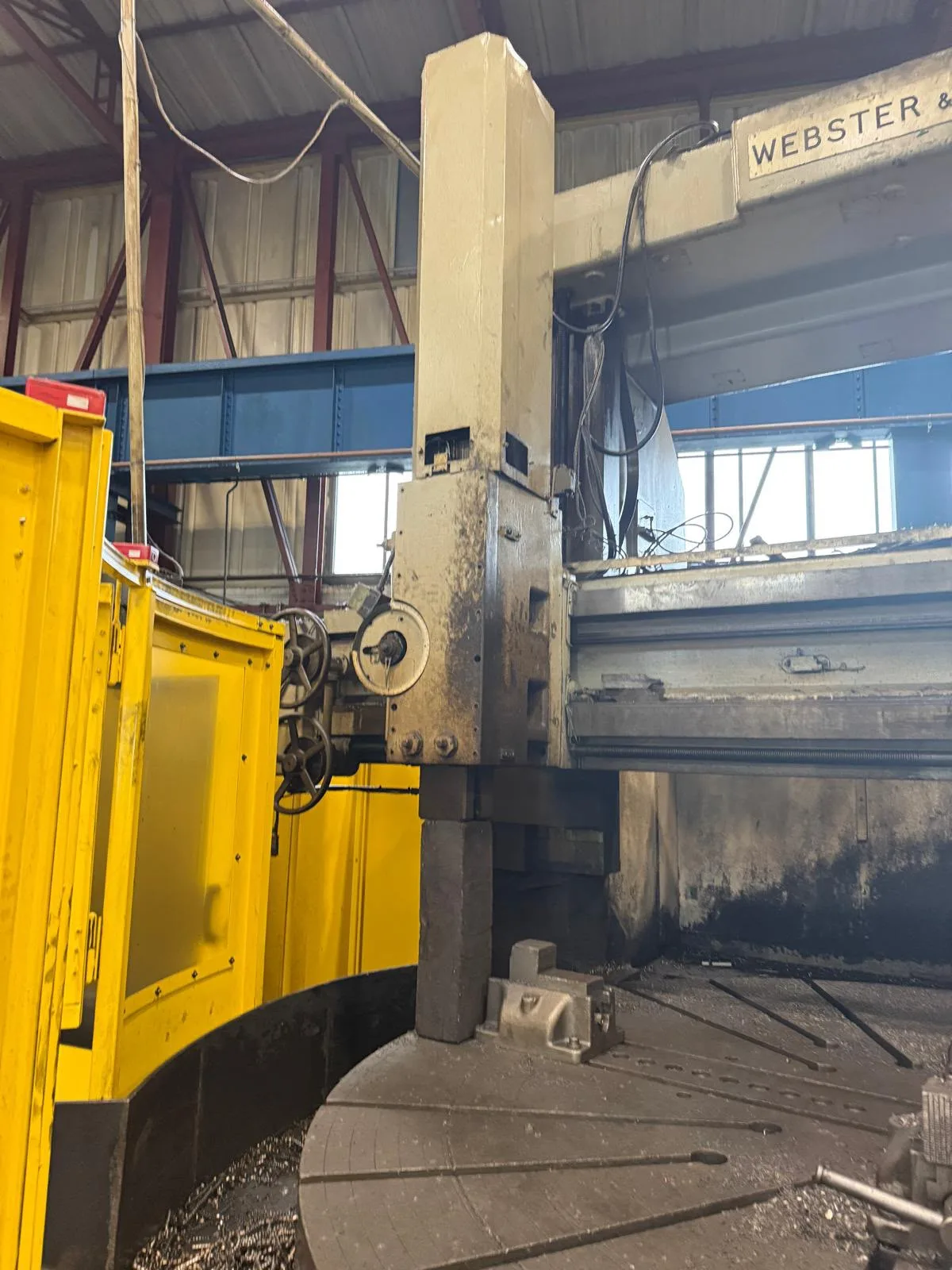 Vertical Boring and Turning Machine WEBSTER & BENNETT DCM 10FT view 3