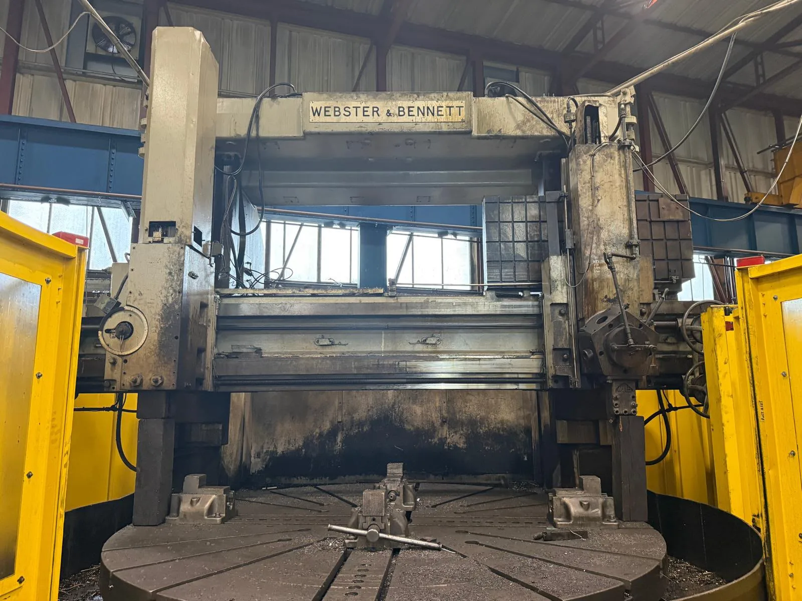 Vertical Boring and Turning Machine WEBSTER & BENNETT DCM 10FT