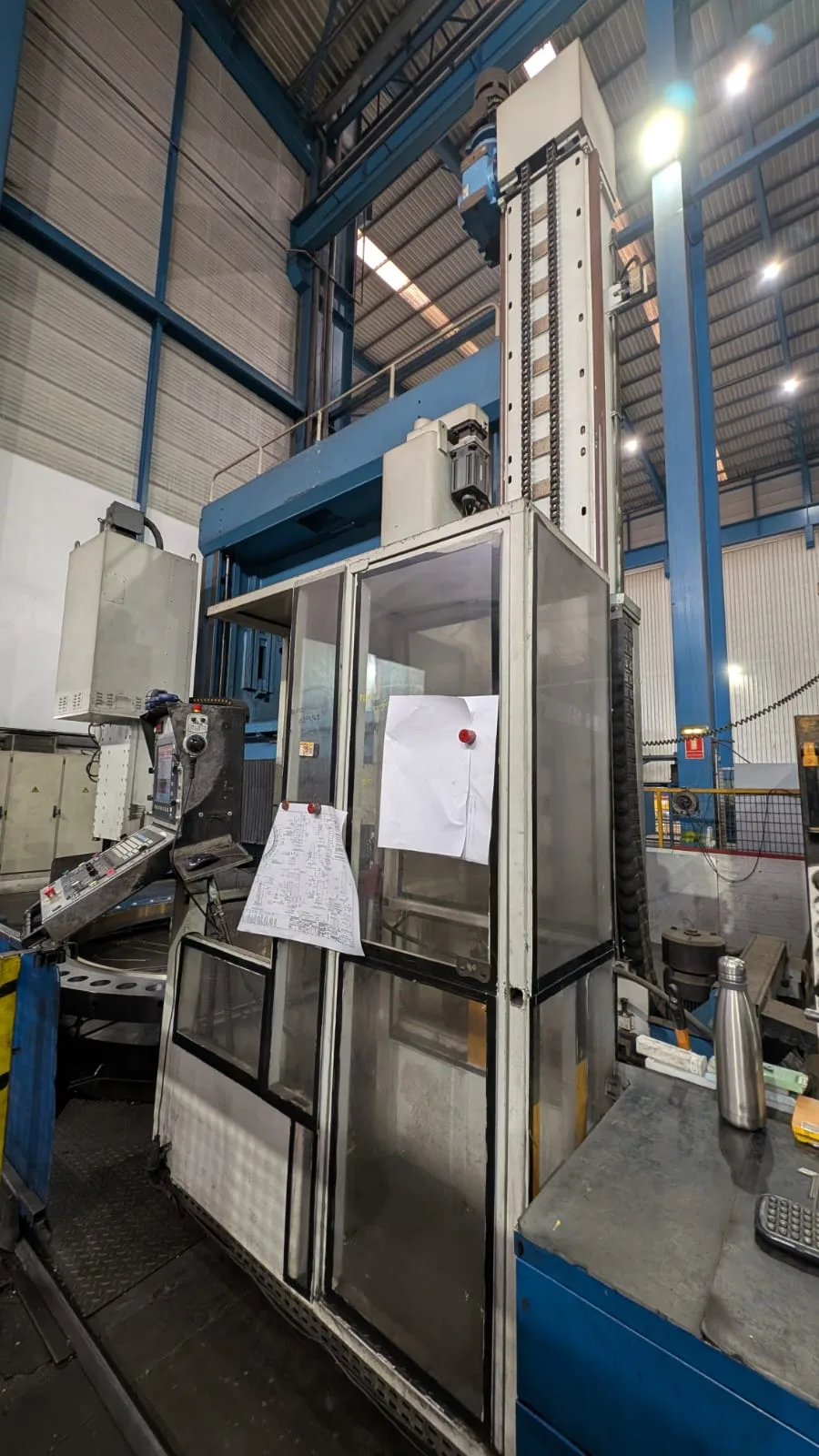CNC Vertical Turning Lathe SCHIESS TVMF320-3000 with C-Axis view 3