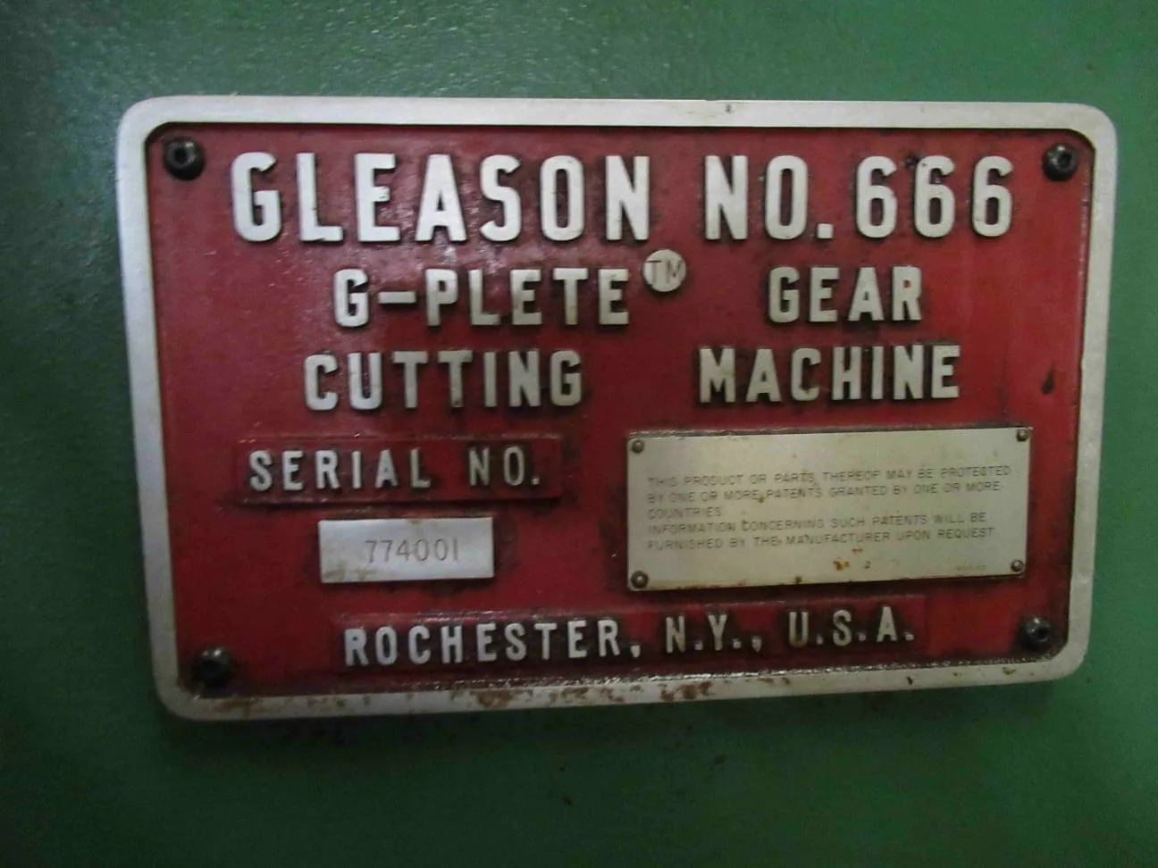 GLEASON 666 SPIRAL BEVEL GEAR GENERATOR view 3