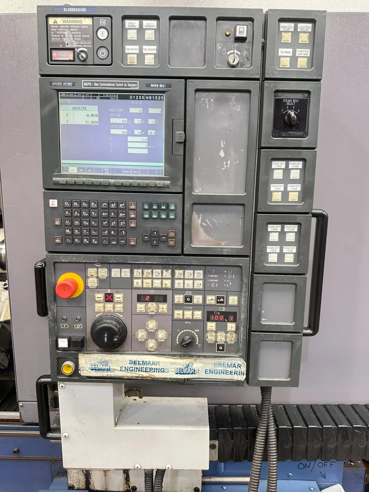 CNC TURNING CENTER – Mori Seiki SL-403B/2000 view 8