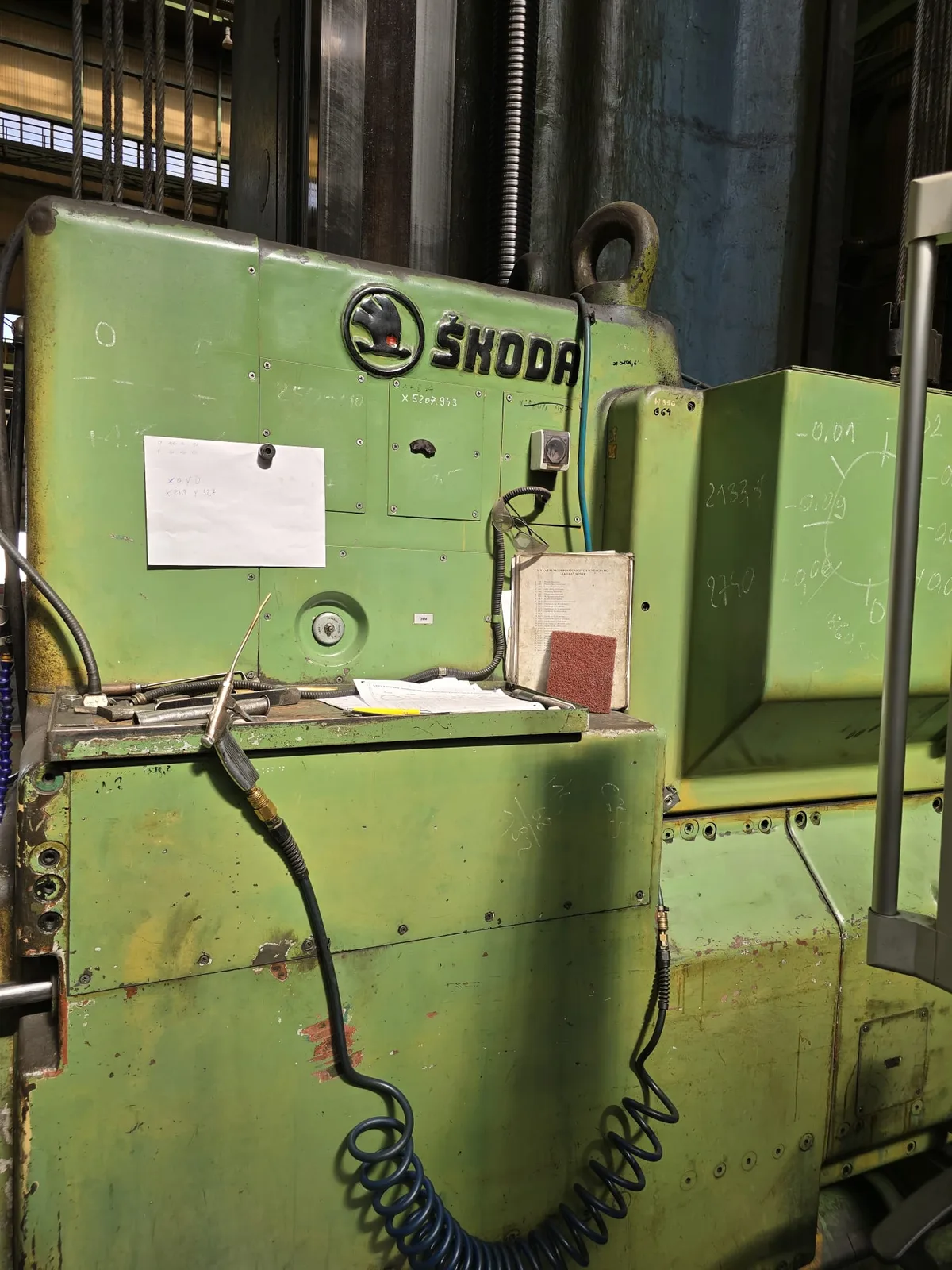 CNC Horizontal Boring Mill SKODA W250 CNC view 5