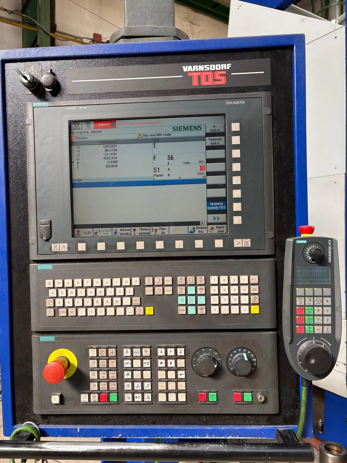 CNC Horizontal Boring Machine TOS VARNSDORF WHQ 105 view 3