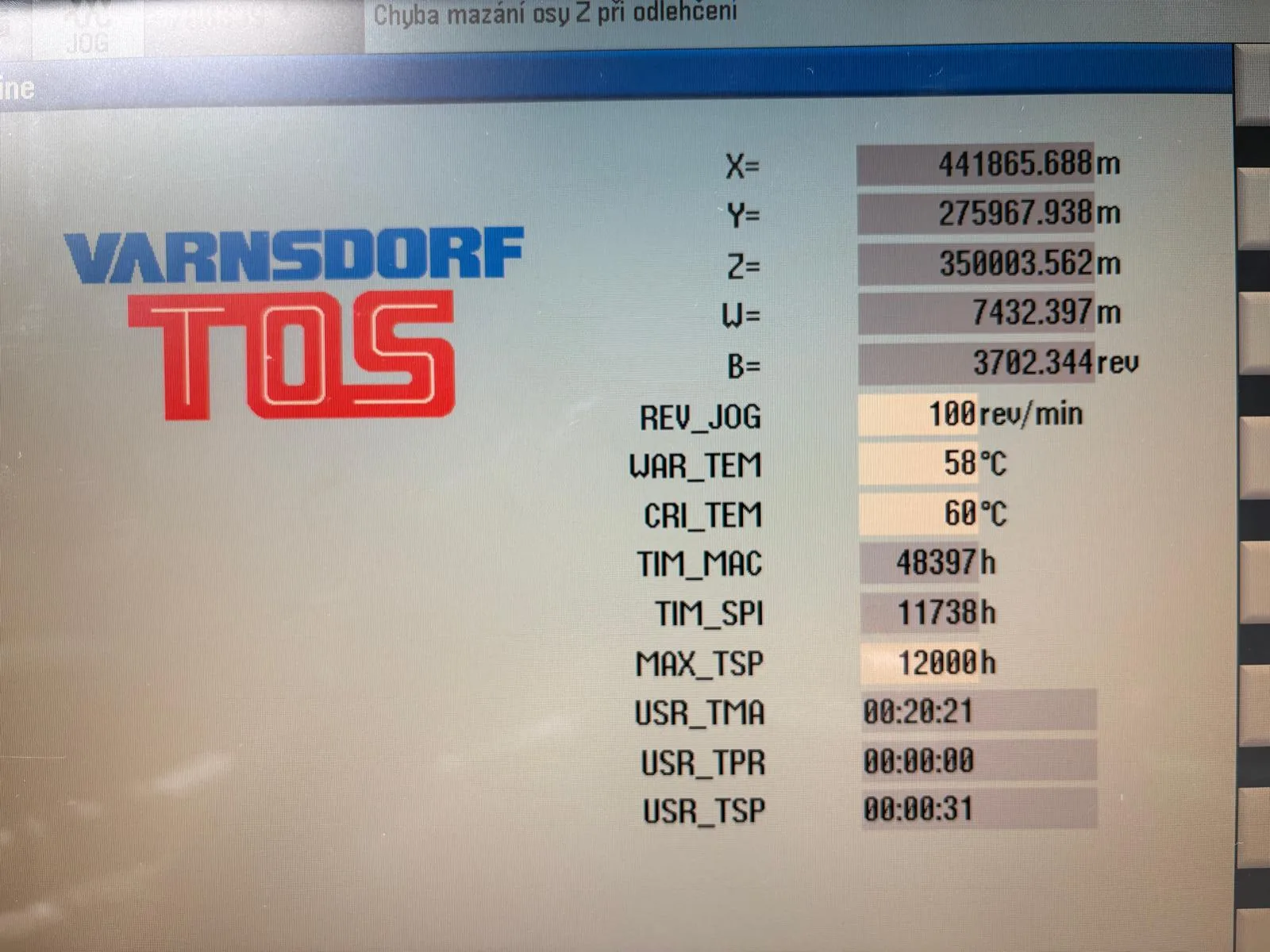 CNC Horizontal Boring Machine TOS VARNSDORF WHQ 105 view 6