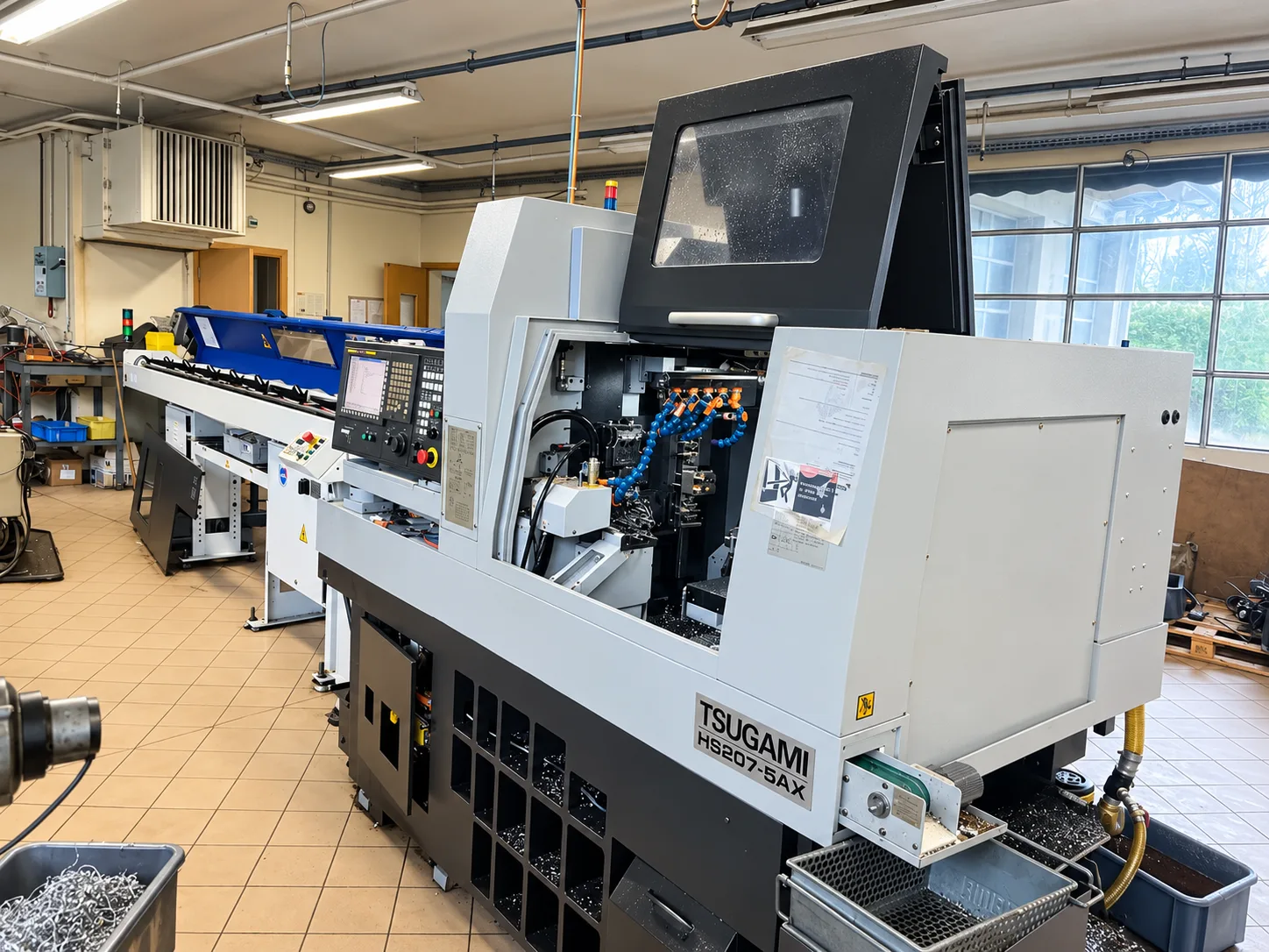 TSUGAMI HS207-5AX CNC Multi-Axis Turn-Mill Center
