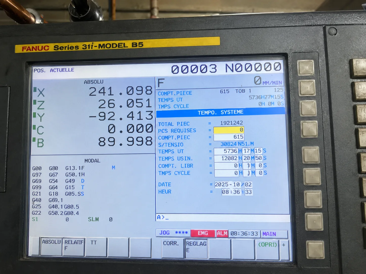 TSUGAMI HS207-5AX CNC Multi-Axis Turn-Mill Center view 3