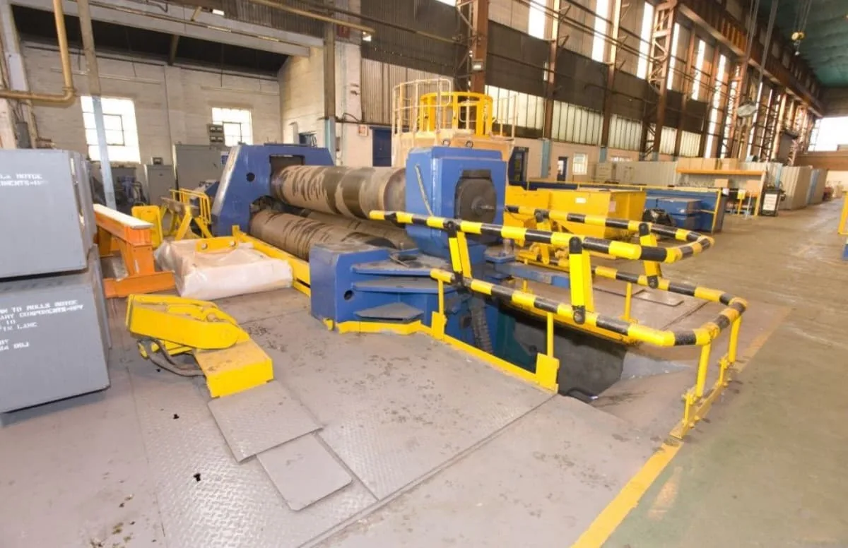 3 ROLL PLATE BENDING MACHINE view 5