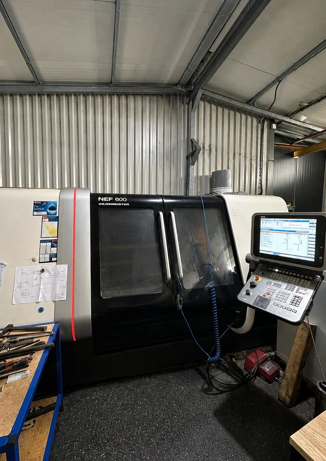 CNC Lathe with C-Axis DMG NEF-600