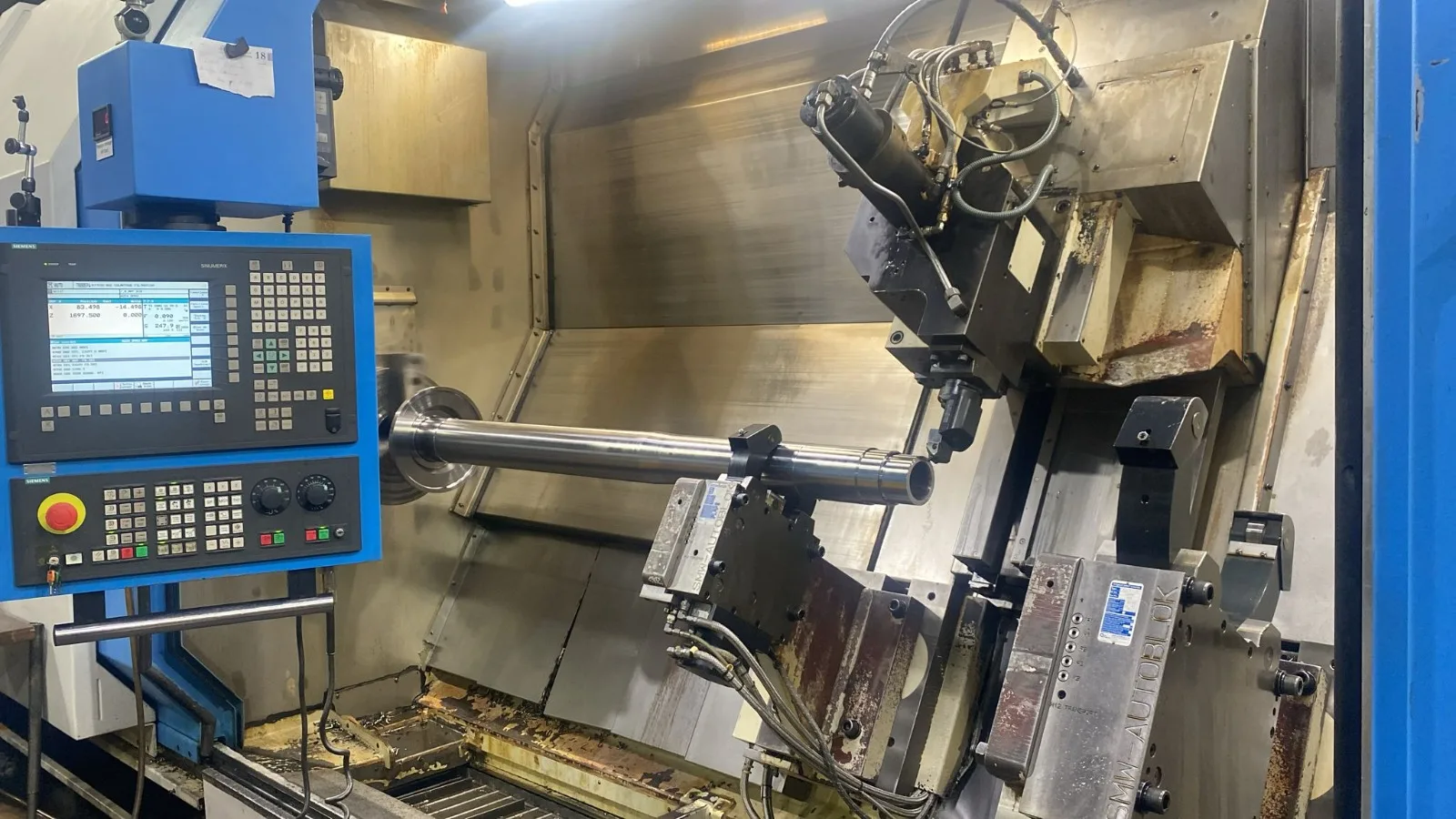 Heavy Duty CNC Lathe JOHNFORD ST-130BX-HP+ATC