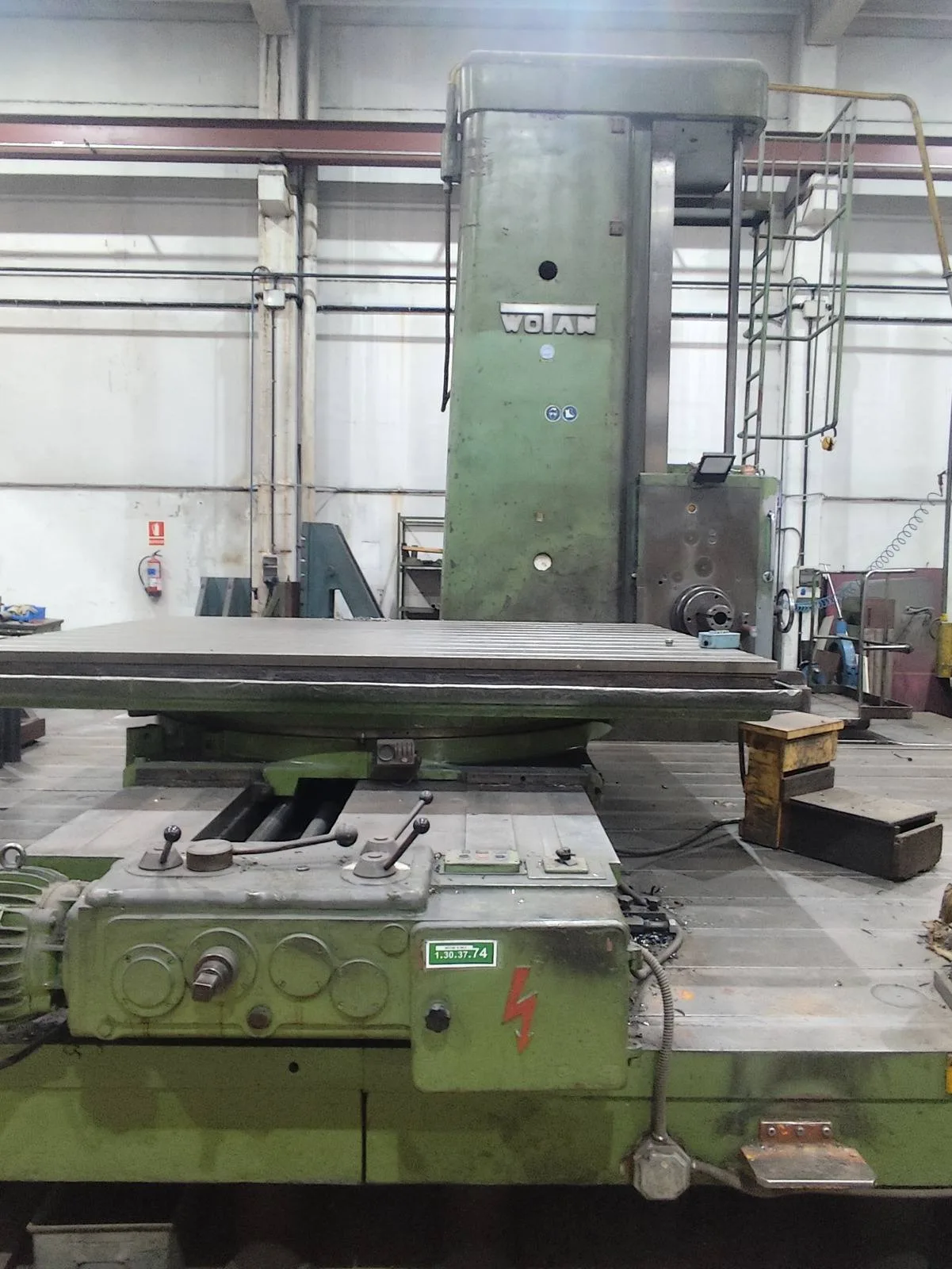 HORIZONTAL BORING MILL (FLOOR TYPE) WOTAN view 4
