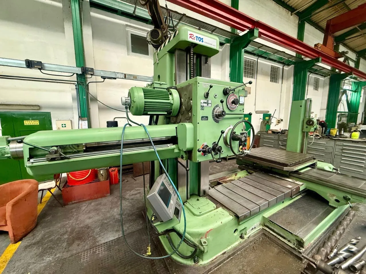 Horizontal boring mill TOS W100A view 4