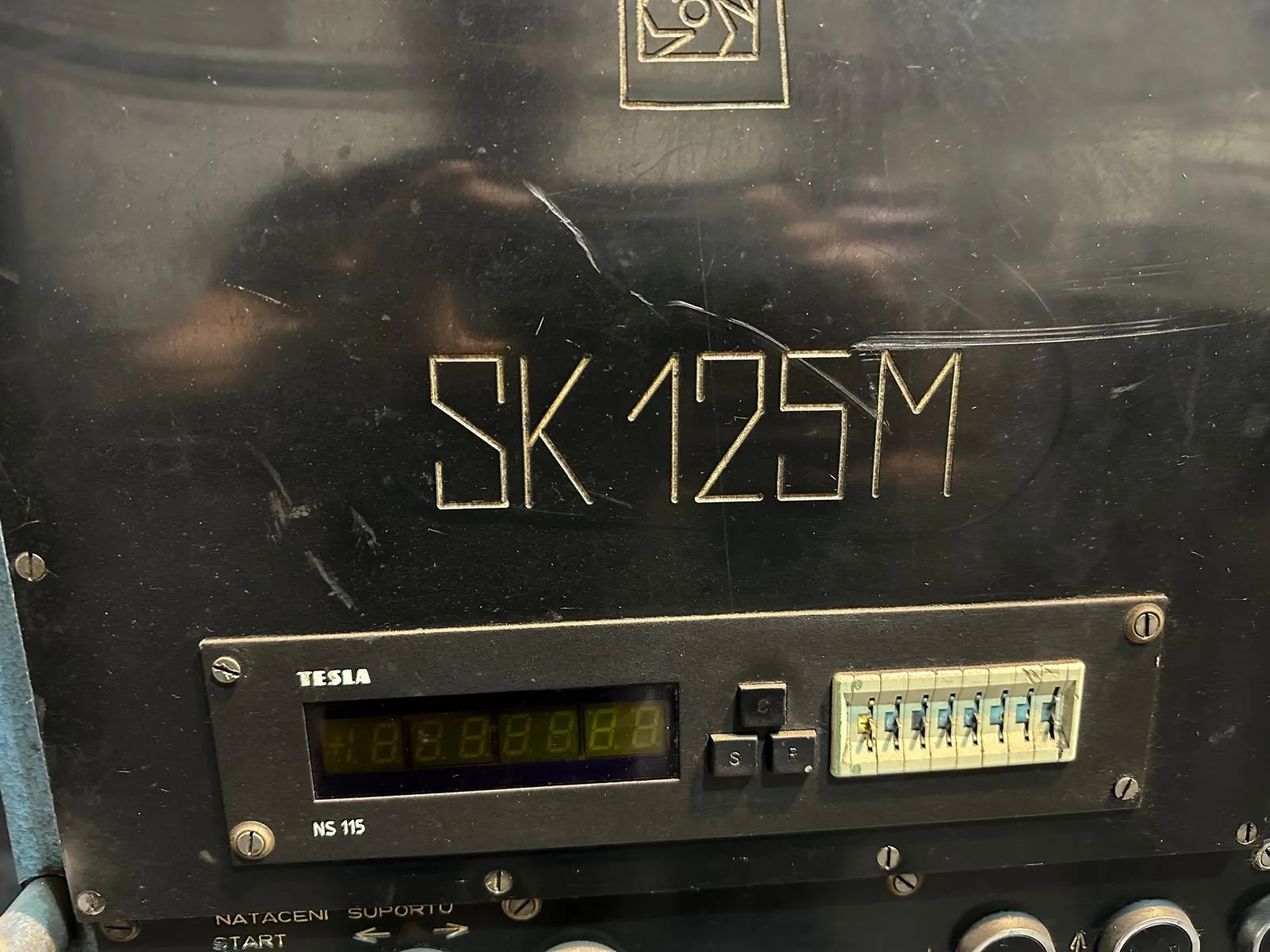 HUGE VERTICAL TURNING LATHE SK-125 view 4