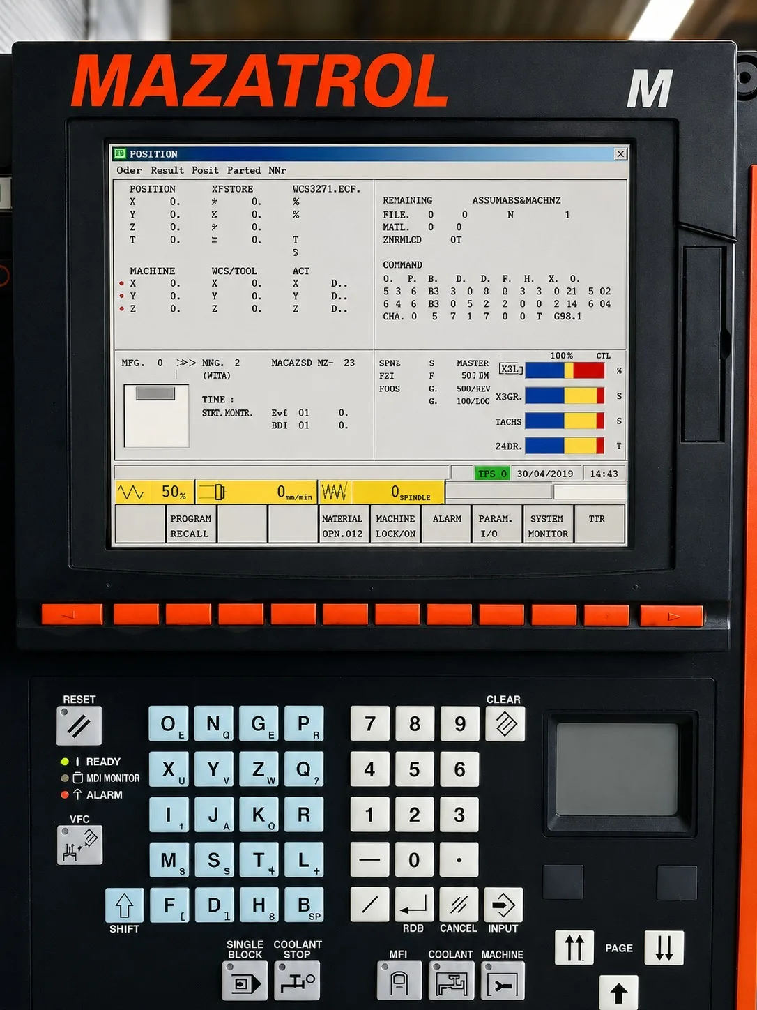 Vertical Machining Centre MAZAK MTV 815/80 view 2